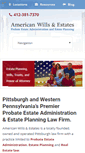 Mobile Screenshot of americanwillsandestates.com